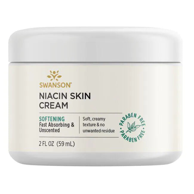 Swanson Premium - Niacin Skin Cream 96% Natural 2oz (59ml)