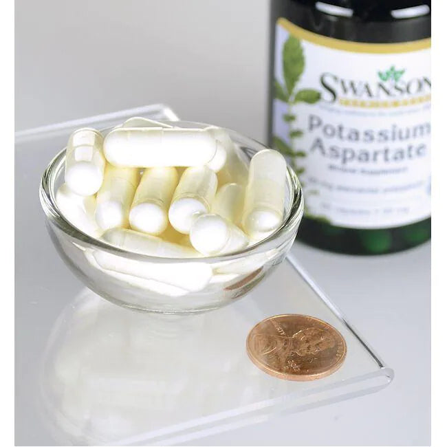 Aspartato de Potasio 99 mg (60 caps), Swanson