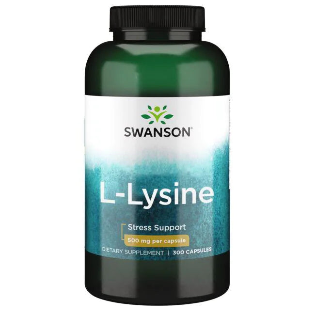 L-Lisina De Forma Libre 500 mg (300 caps), Swanson