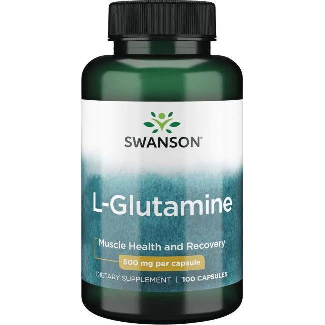 SWANSON L- Glutamine (100 Caps of 500mg)/ L-Glutamine