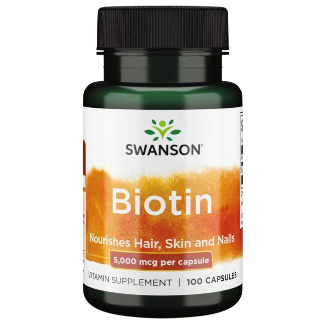 Biotina 5 mg (100 caps), Swanson