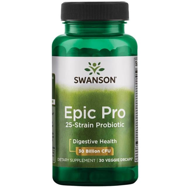 Swanson Epic Pro Probiotic 25 Strains (30 VCaps)/ 25 Strain probiotic