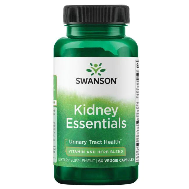 Swanson Kidney Essentials 60 VCaps/ Kidney / Urinary Tract Support