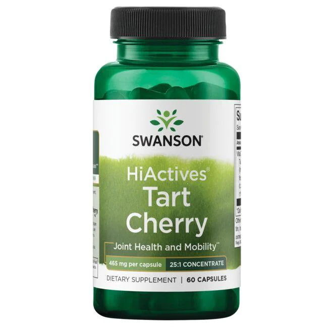 Swanson HiActives, Sour Cherry Flavonoids (60 Caps/465mg) Powerful antioxidant.
