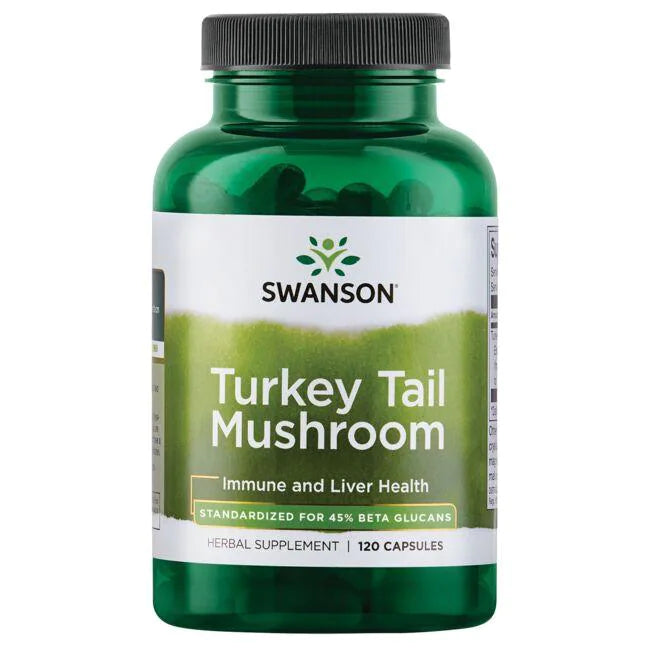 Turkey Tail Mushroom 120 CAPSULES/500mg /Turkey Tail Mushroom (SWANSON)