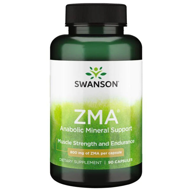 Swanson ZMA Anabolic Mineral Support (90 Cap/800mg)/ ZMA Anabolic Mineral Support