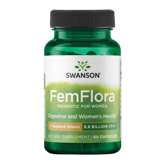Swanson FemFlora Feminine Probiotic Formula 60 Caps