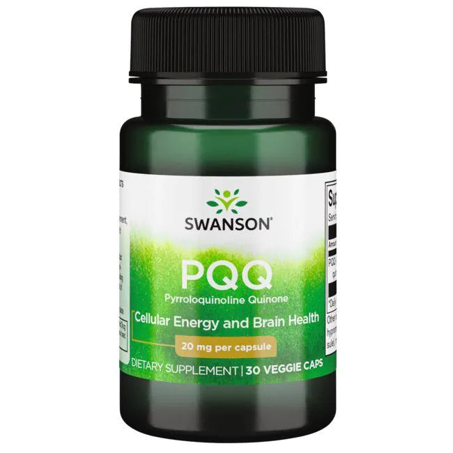 Swanson PQQ Pyrroloquinoline Quinone (30 Veg Caps/20 mg)