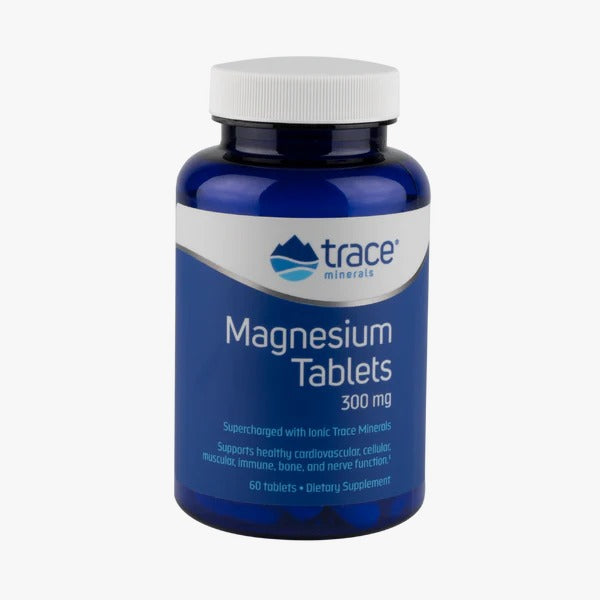 Magnesio En Tabletas 300 mg (60 tabs), Trace Minerals