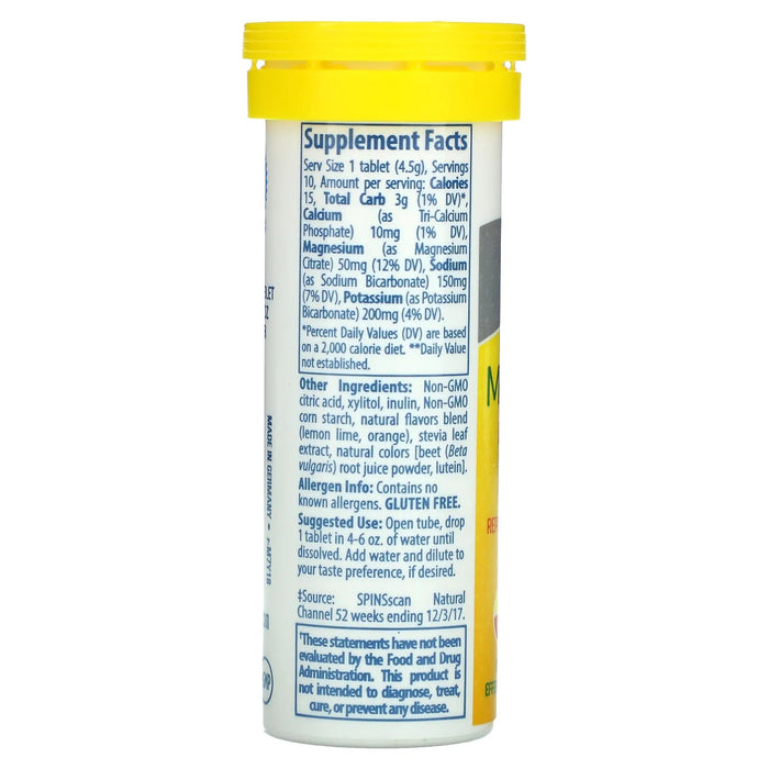 Hidratación y Resistencia Máxima, Efervescentes Cítricos, (10 tabletas, 45 gr/1.59 oz) , Trace Minerals