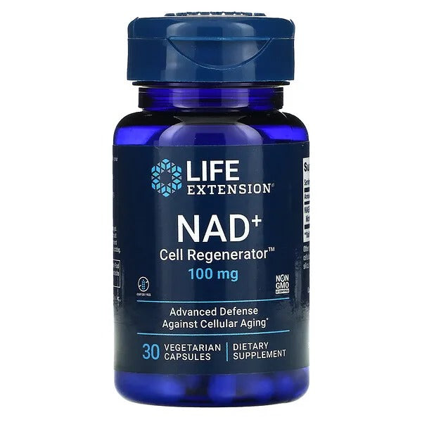 Regenerador Celular Nad + 100 mg (30 veg caps), Life Extension