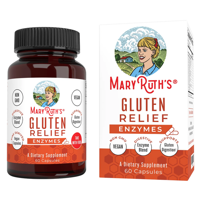 Enzimas para Alivio del Gluten (60 caps), Mary Ruth´s